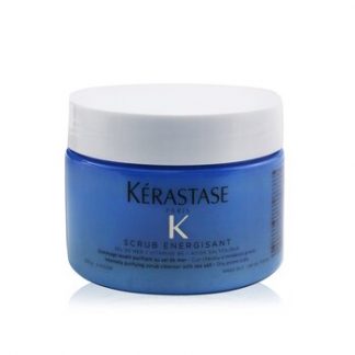 Kerastase Fusio-Scrub Scrub Energisant Intensely Purifying Scrub Cleanser with Sea Salt (Oily Prone Scalp)  325ml/11.4oz