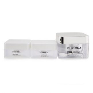 Filorga Perfect Skin Ritual Set: 1x NCEF-Reverse Supreme Multi-Correction Cream - 50ml/1.7oz + 1x Meso-Mask Smoothing Radiance Mask - 15ml/0.5oz + 1x Sleep & Lift Ultra-Lifting Night Cream - 15ml/0.5oz  3pcs