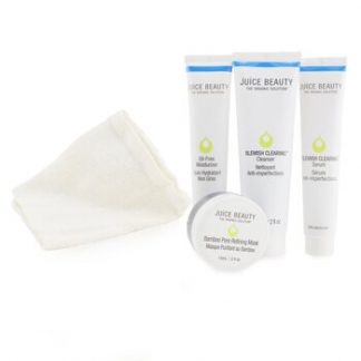 Juice Beauty Blemish Clearing Solutions Kit  4pcs+1washcloth