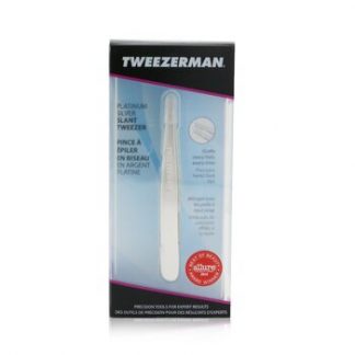 Tweezerman Slant Tweezer - Platinum Silver  -