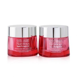 Estee Lauder Nutritious Super-Pomegranate Day & Night Radiance Set: Moisture Creme 50ml+ Night Creme/Mask 50ml  2pcs