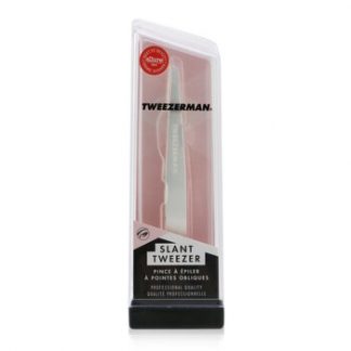 Tweezerman Slant Tweezer - Platinum Silver (Studio Collection)  -