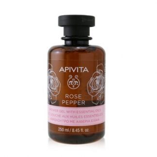 Apivita Rose Pepper Shower Gel with Essential Oils  250ml/8.45oz