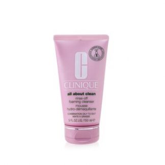 Clinique All About Clean Rinse-Off Foaming Cleanser - For Combination Oily to Oily Skin  150ml/5oz