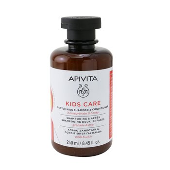 Apivita Kids Care Gentle Kids Shampoo & Conditioner (Pomegranate & Honey)  250ml/8.45oz