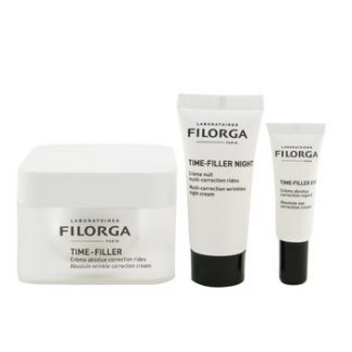 Filorga Time-Filler Mission 100% Anti-Wrinkle Set: Time-Filler 50ml + Time-Filler Eyes 4ml + Time-Filler Night 15ml  3pcs