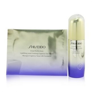 Shiseido Vital Perfection Uplifting & Firming Eye Set: Eye Cream 15ml + Eye Mask 12pairs  2pcs