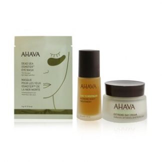 Ahava My Dream Mineral Set: Extreme Day Cream 50ml+ Extreme Night Treatment 30ml+ DeadSea Osmoter Eye Mask 6pairs+ Bag  8pcs+1bag