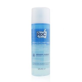 ROC Double Action Eye Make-Up Remover - Removes Waterproof Make-Up (Suitable For The Sensitive Eye Area)  125ml/4.23oz