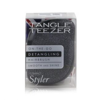 Tangle Teezer Compact Styler On-The-Go Detangling Hair Brush - # Onyx Sparkle  1pc