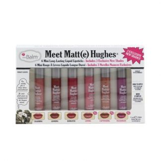 TheBalm Meet Matt(e) Hughes 6 Mini Long Lasting Liquid Lipsticks Kit - Vol. 3  6x1.2ml/0.04oz