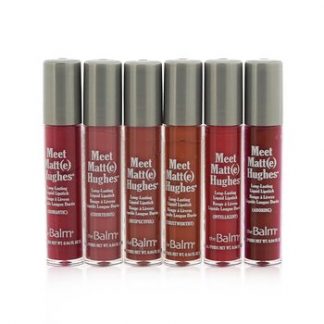 TheBalm Meet Matt(e) Hughes 6 Mini Long Lasting Liquid Lipsticks Kit - Vol. 12  6x1.2ml/0.04oz