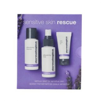 Dermalogica Sensitive Skin Rescue Kit: UltraCalming Cleanser 50ml/1.7oz + UltraCalming Mist 50ml/1.7oz + Calm Water Gel 15ml/0.5oz  3pcs