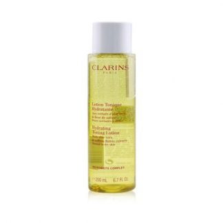 Clarins Hydrating Toning Lotion with Aloe Vera & Saffron Flower Extracts - Normal to Dry Skin  200ml/6.7oz