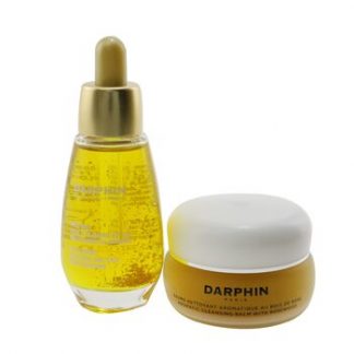 Darphin Essential Oil Elixirs Botanical Nourishing Secrets Set: 8-Flower Golden Nectar 30ml+ Aromatic Cleansing Balm 25ml  2pcs