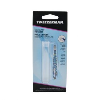 Tweezerman Mini Slant Tweezer - Blue Mosaic  -