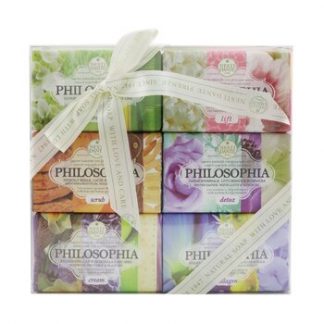 Nesti Dante Philosophia The Collection Soap Set: (Lift + Breeze + Detox + Scrub + Collagen + Cream)  6x 150g/5.3oz