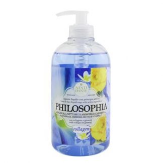 Nesti Dante Philosophia Hand & Face Liquid Soap With Collagen & Ginseng - Blue Azalea, Ambrosia Nectar & Starfruit  500ml/16.9oz