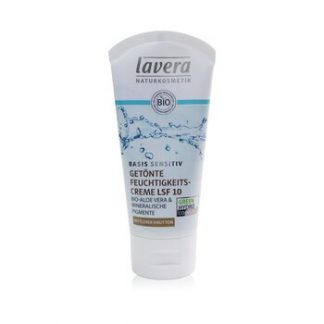 Lavera Basis Sensitiv Tinted Moisturising Cream SPF 10 - # Medium Skin (Exp. Date 03/2022)  50ml/1.8oz