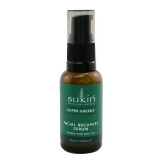 Sukin Super Greens Facial Recovery Serum (Normal To Dry Skin Types)  30ml/1.01oz