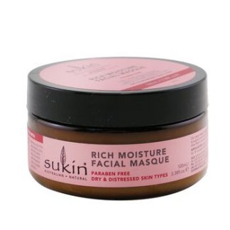 Sukin Rosehip Rich Moisture Facial Masque (Dry & Distressed Skin Types)  100ml/3.38oz