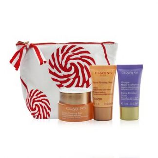 Clarins Extra-Firming Collection: Day Cream 50ml/1.7oz + Night Cream 15ml/0.5oz + Mask 15ml/0.5oz + Bag  3pcs+1bag