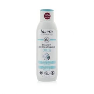 Lavera Basis Sensitiv Express Body Lotion With Orgnic Aloe Vera & Organic Jojoba Oil - For Normal Skin  250ml/8.7oz