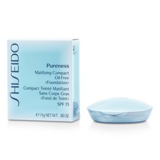 Shiseido Pureness Matifying Compact Oil Free Foundation SPF15 (Case + Refill) - # 20 Light Beige  11g/0.38oz