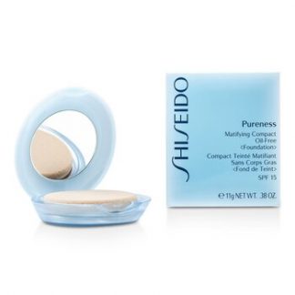 Shiseido Pureness Matifying Compact Oil Free Foundation SPF15 (Case + Refill) - # 40 Natural Beige  11g/0.38oz