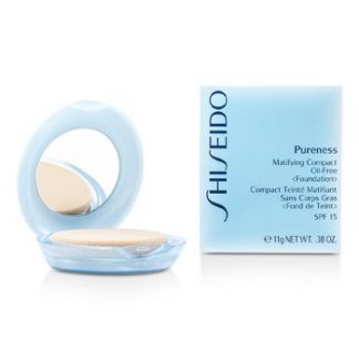 Shiseido Pureness Matifying Compact Oil Free Foundation SPF15 (Case + Refill) - # 10 Light Ivory  11g/0.38oz