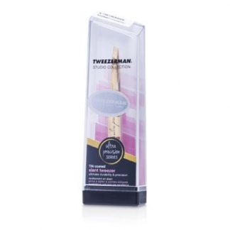 Tweezerman Slant Tweezer Ultra Precision (Tin Coated) (Studio Collection)  -