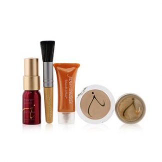 Jane Iredale Starter Kit (6 Pieces): 1xPrimer & Brighter, 1xLoose Mineral Powder, 1xMineral Foundation - # Light  6pcs