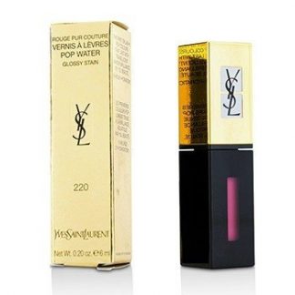 Yves Saint Laurent Rouge Pur Couture Vernis A Levres Pop Water Glossy Stain - #220 Nude Steam  6ml/0.2oz