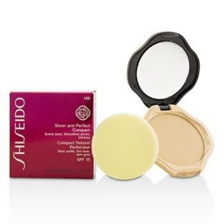 Shiseido Sheer & Perfect Compact Foundation SPF15 - #I00 Very Light Ivory  10g/0.35oz