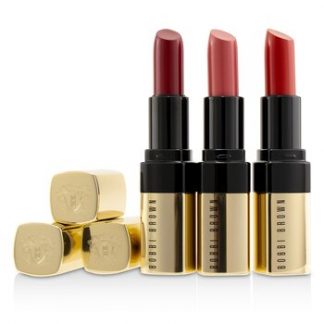 Bobbi Brown Luxe Lip Color Trio - #20 Retro Coral, #26 Retro Red, #29 Sunset Orange  3x3.8g/0.13oz