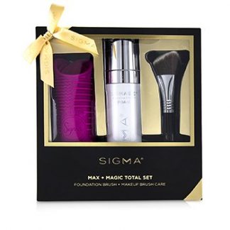 Sigma Beauty Max + Magic Total Set (Foundation Brush + Foundation Brush Care)  3pcs