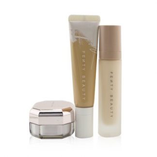 Fenty Beauty by Rihanna Pro Filt'R Hydrating Complexion Kit: Foundation 32ml + Primer 32ml + Instant Retouch Setting Powder 7.8g - #210  3pcs