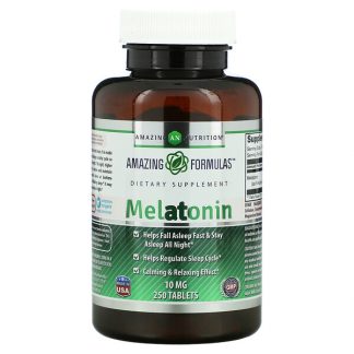 Amazing Nutrition, Melatonin, 10 mg, 250 Tablets