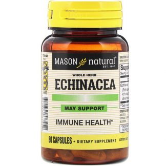 Mason Natural, Whole Herb Echinacea, 60 Capsules