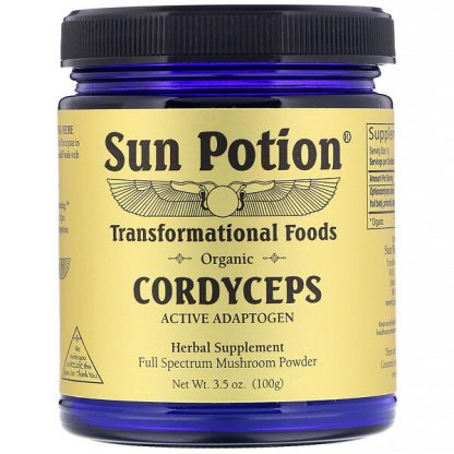 Sun Potion, Cordyceps Powder, Organic, 3.5 oz (100 g)