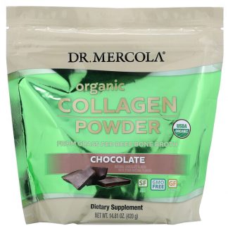 Dr. Mercola, Organic Collagen Powder, Chocolate, 14.81 oz (420 g)