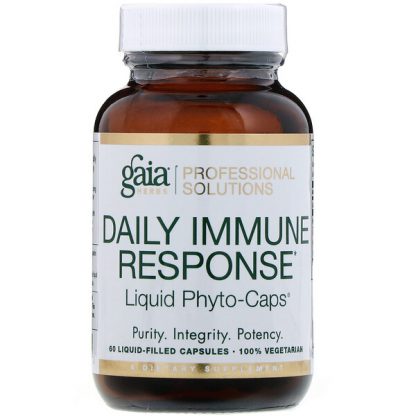 Gaia Herbs Professional Solutions, Daily Immune Response, 60 Liquid-Filled Capsules