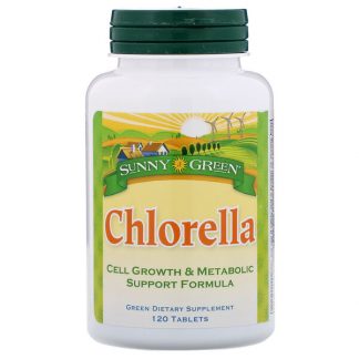 Sunny Green, Chlorella, 120 Tablets