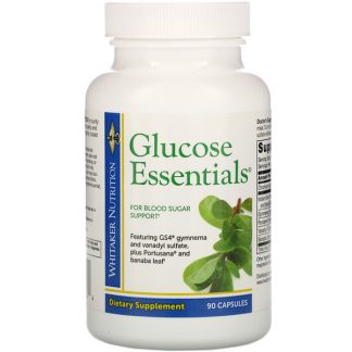 Whitaker Nutrition, Glucose Essentials, 90 Capsules