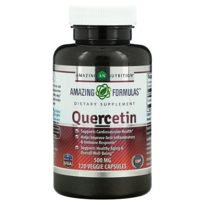 Amazing Nutrition, Quercetin, 500 mg, 120 Veggie Capsules