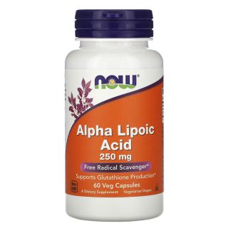 NOW Foods, Alpha Lipoic Acid, 250 mg, 60 Veg Capsules