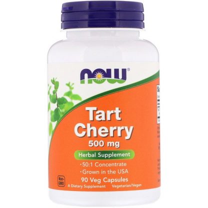 NOW Foods, Tart Cherry, 500 mg, 90 Veg Capsules