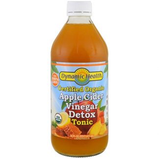 Dynamic Health Laboratories, Certified Organic Apple Cider Vinegar Detox Tonic, 16 fl oz (473 ml)