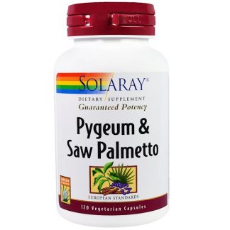 Solaray, Pygeum & Saw Palmetto, 120 Vegetarian Capsules