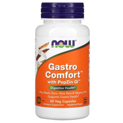 NOW Foods, Gastro Comfort with PepZin GI, 60 Veg Capsules